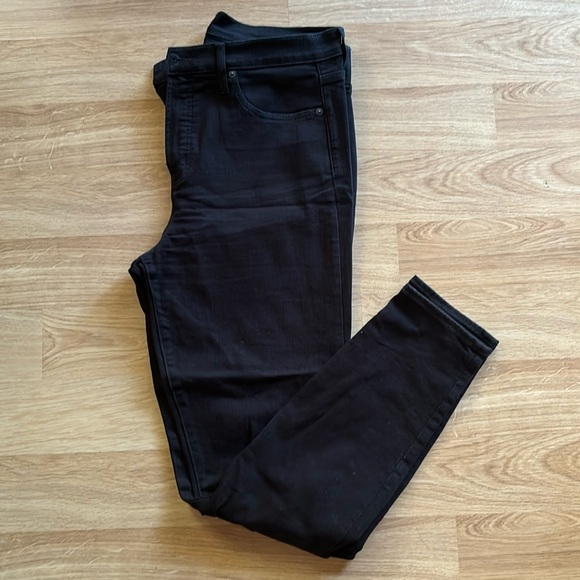 Gap True Skinny High Rise Black Jean-14 Tall - Picture 1 of 4